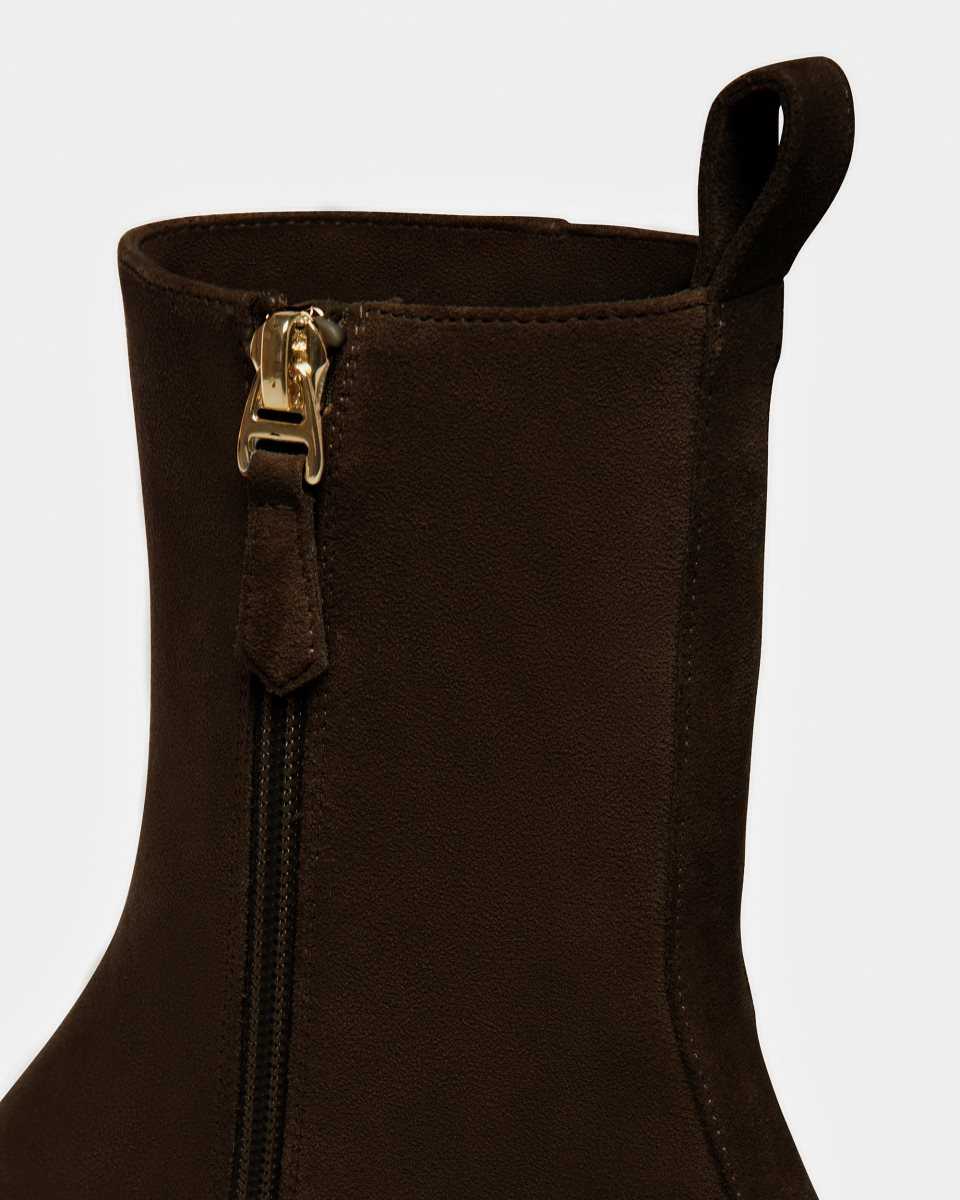 Bally Austine Leather Boots Brown | KUCTY2580