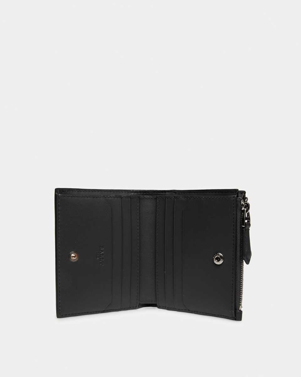 Bally Axeel Leather Wallet Black | ILNPQ4780