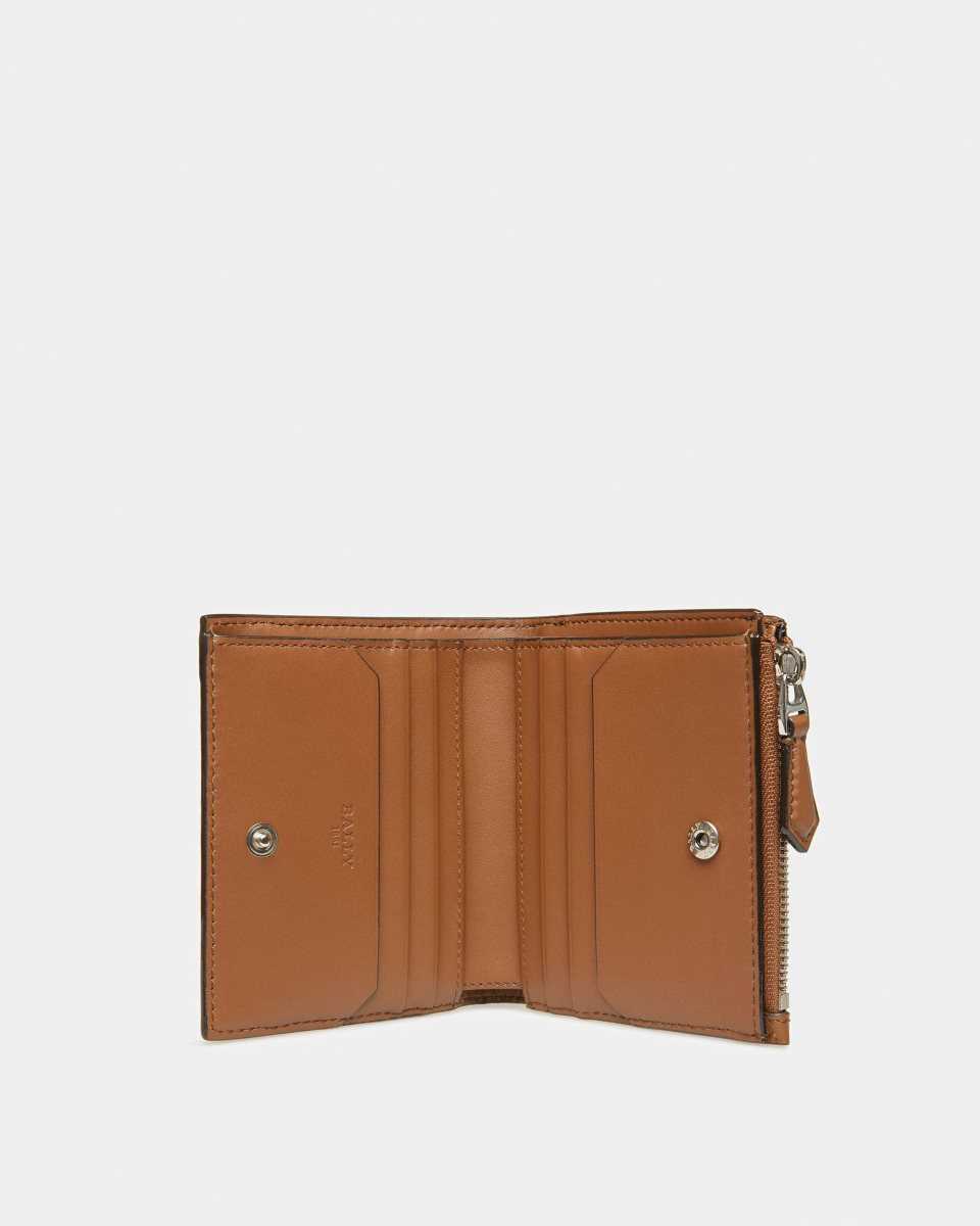 Bally Axeel Leather Wallet Brown | GJQNI0783