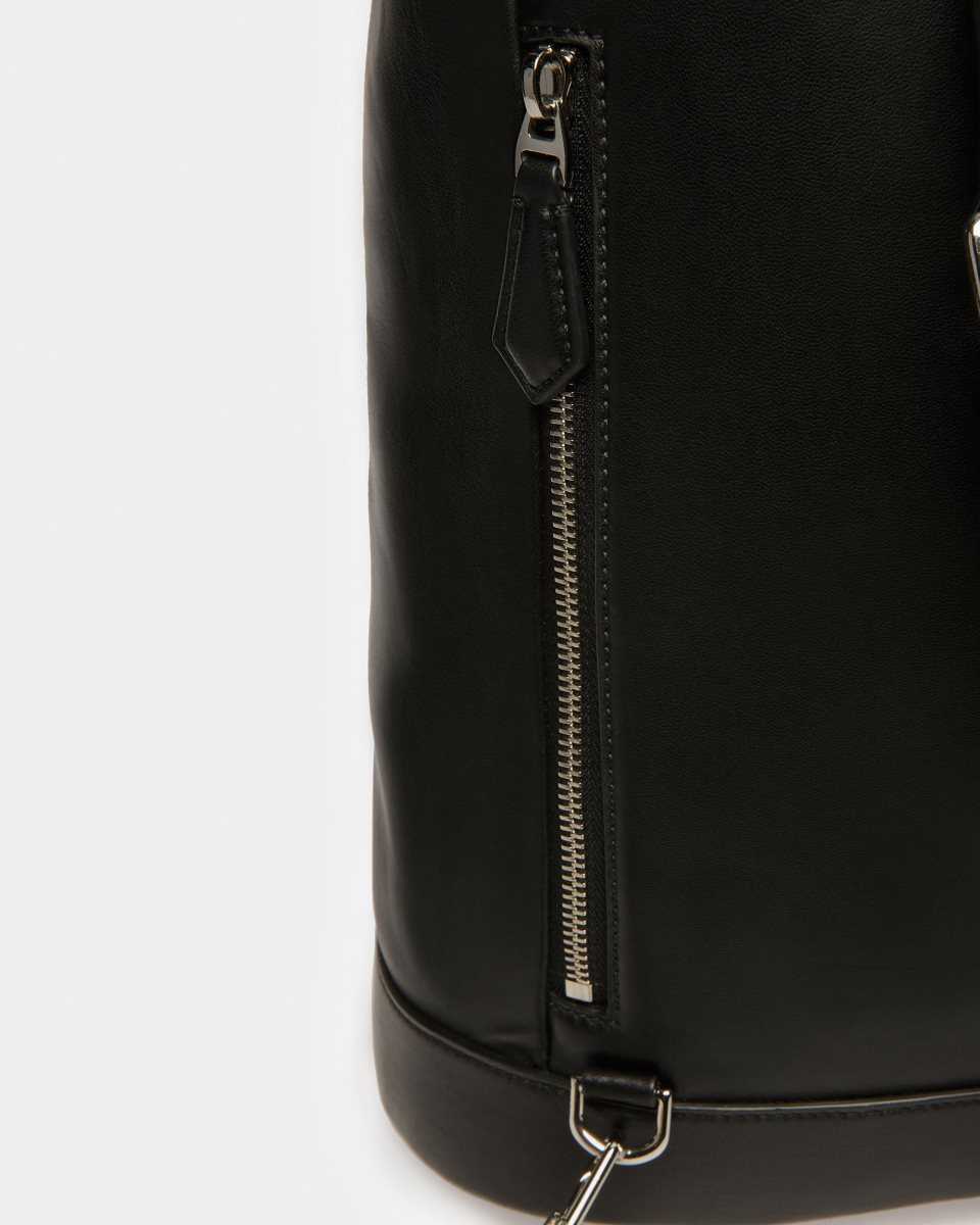 Bally Azes Leather Sling Bag Black | OQCXW8435