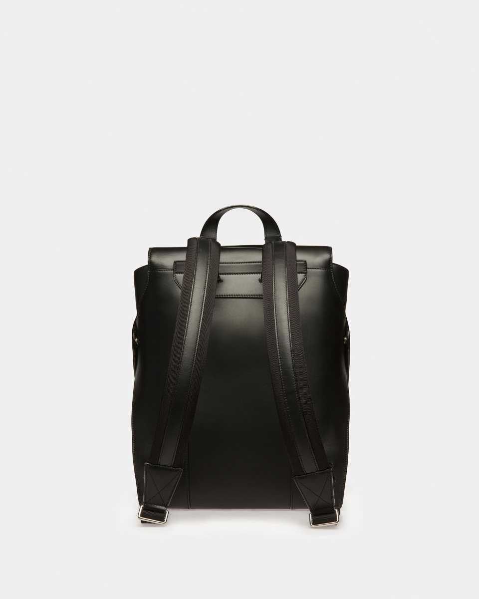 Bally Azorin Leather Backpack Black | NREKO5741