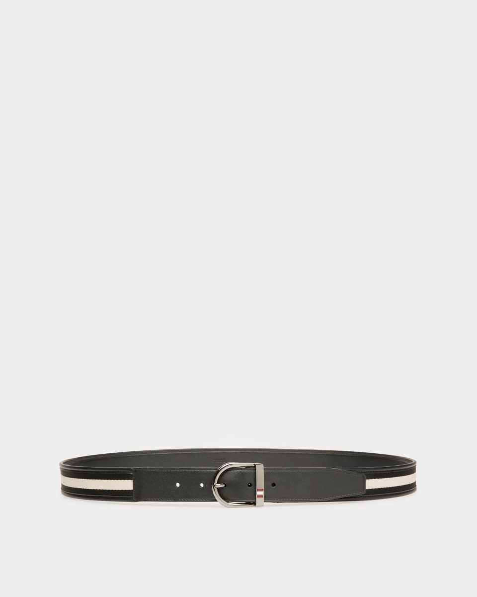 Bally B Buckle Fabric 35mm Belt Multicolor | LVSWA4089