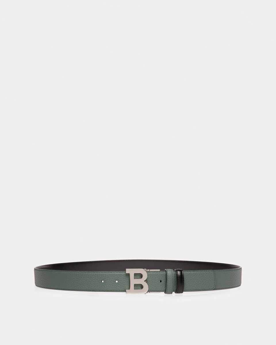 Bally B-Buckle Fabric And Leather 40mm Belt Multicolor | DZQIJ6081