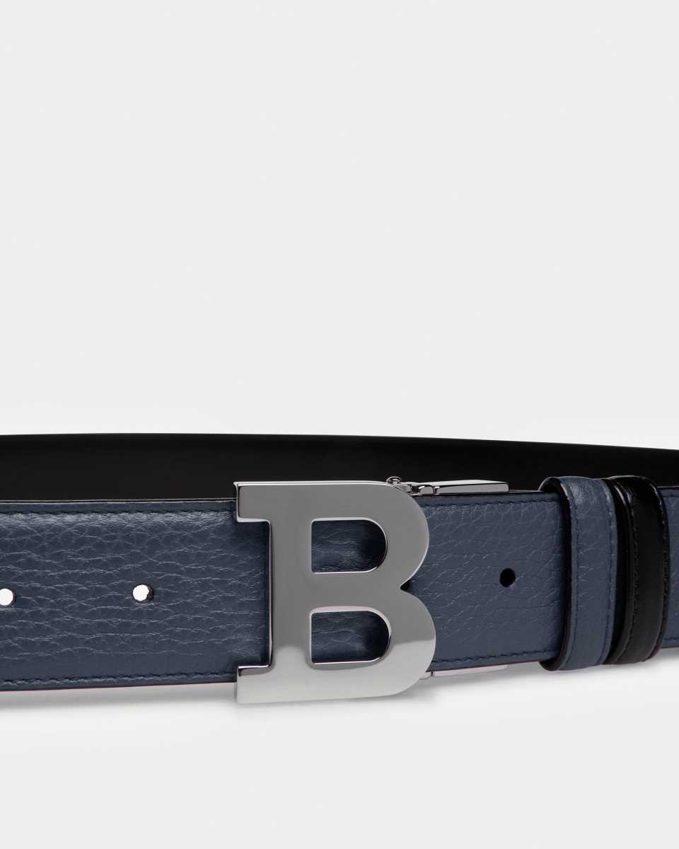 Bally B Buckle Leather Belt Black | IUZNY6150