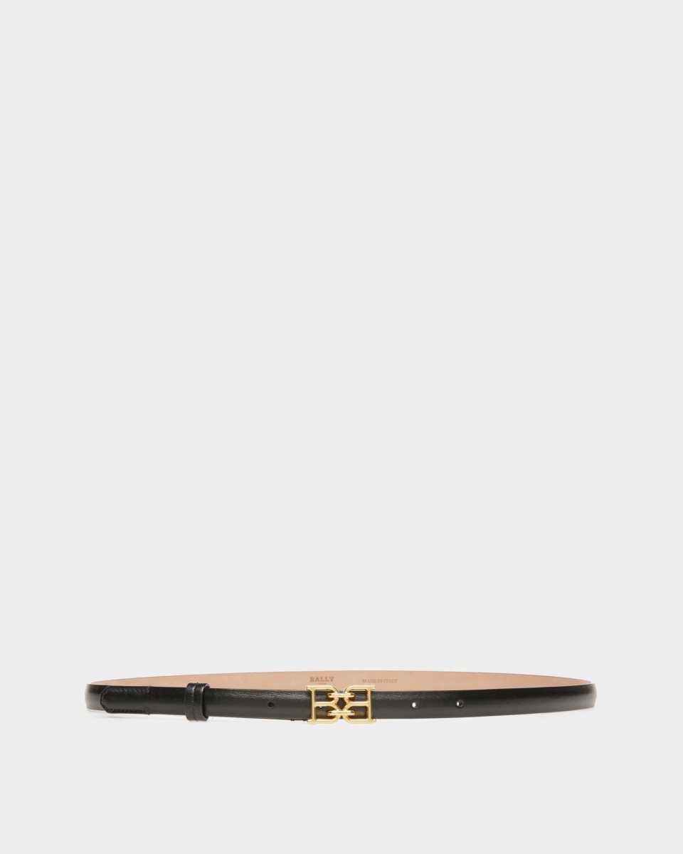 Bally B-Chain Belt Leather Belt Black | AUCWK5864