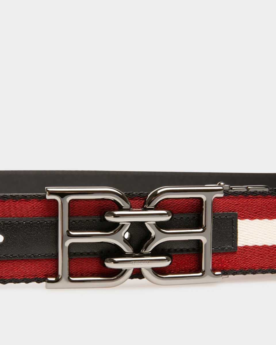 Bally B-Chain Fabric 35mm Belt Multicolor | PVEZW3586