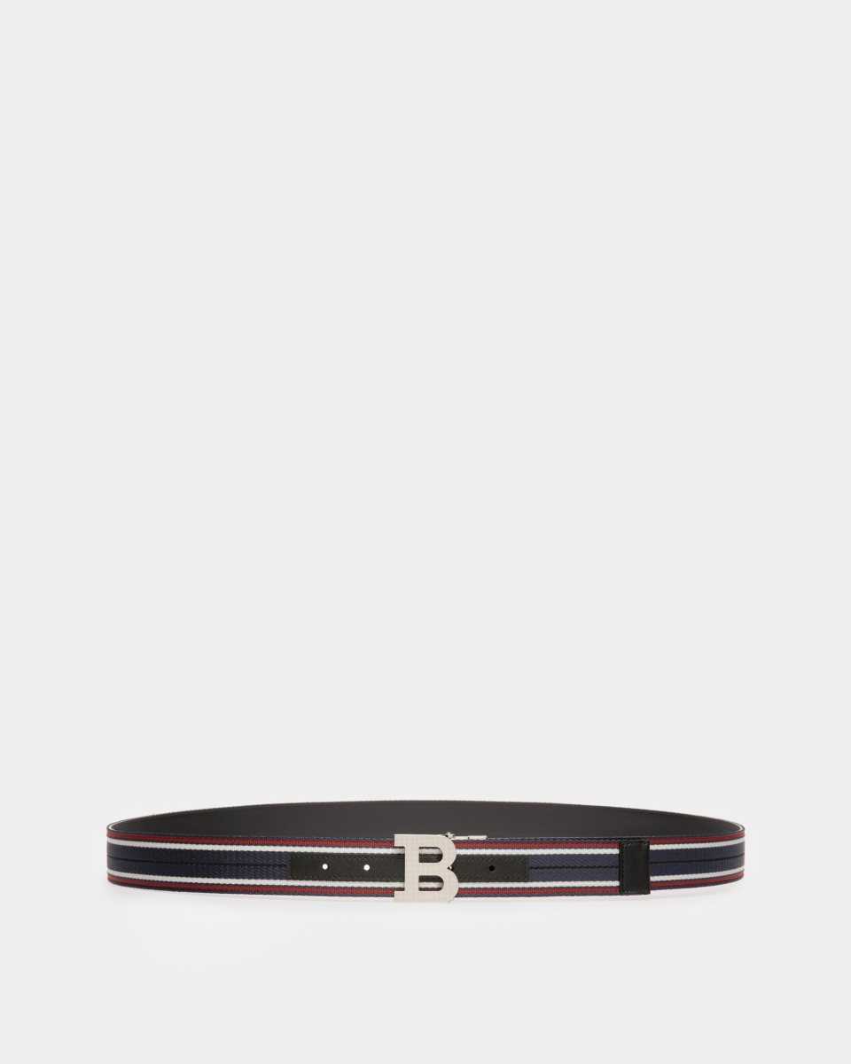 Bally B-Chain Fabric 35mm Belt Multicolor | PVEZW3586