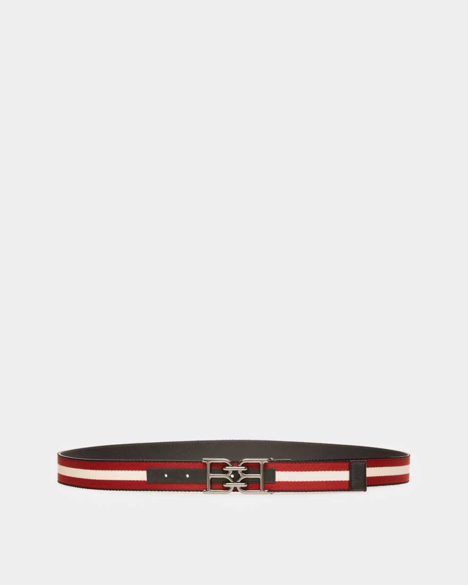 Bally B-Chain Fabric 35mm Belt Multicolor | PVEZW3586