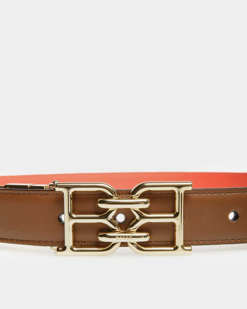 Bally B Chain Reversible Leather Belt Multicolor | WDJUO2490