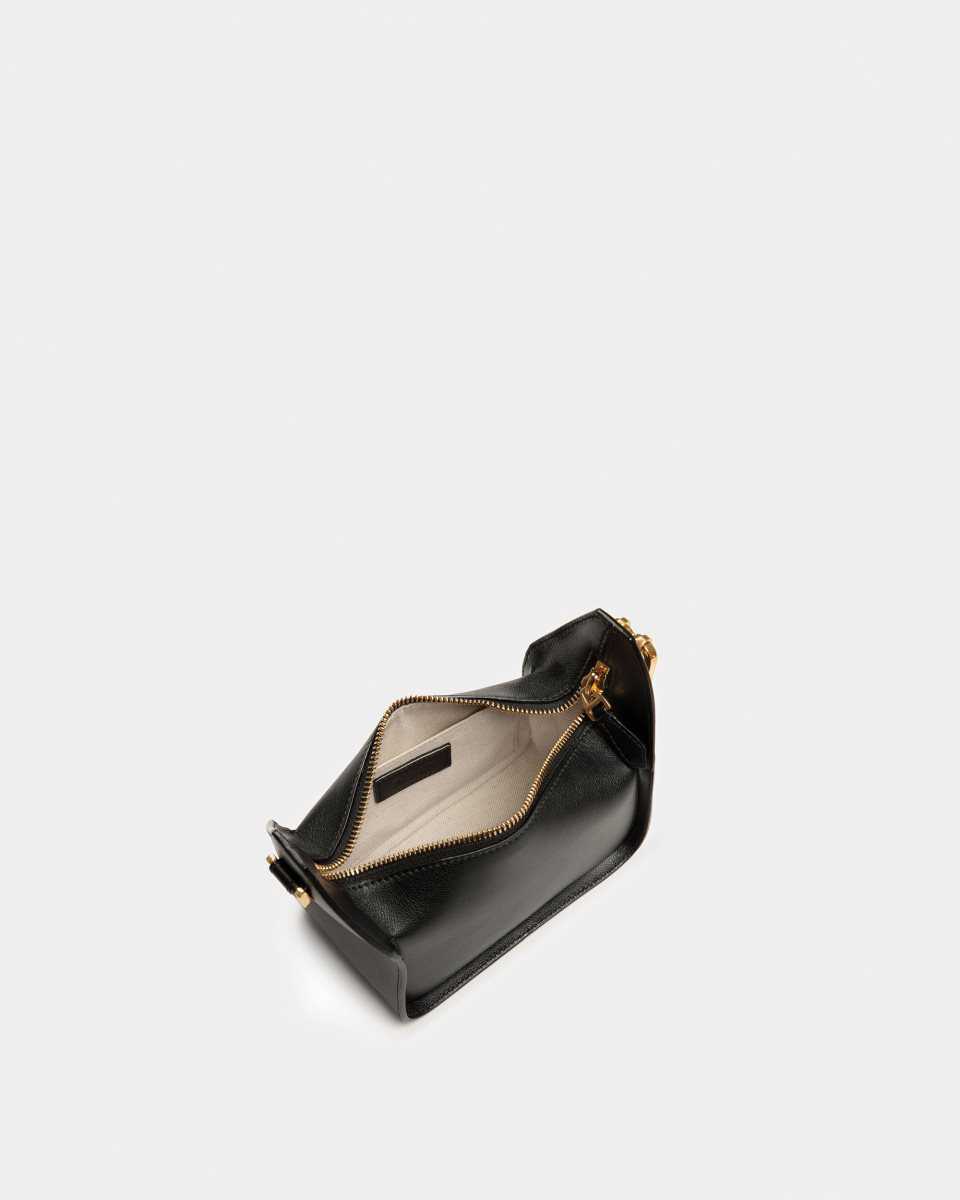 Bally B-Hook Xs Leather Minibag Black | HCEVG3817