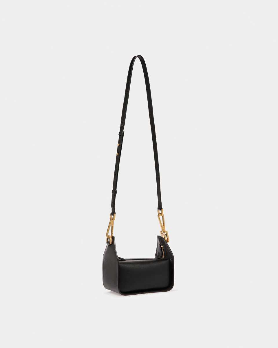 Bally B-Hook Xs Leather Minibag Black | HCEVG3817