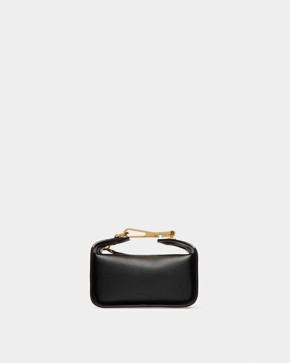 Bally B-Hook Xs Leather Minibag Black | HCEVG3817