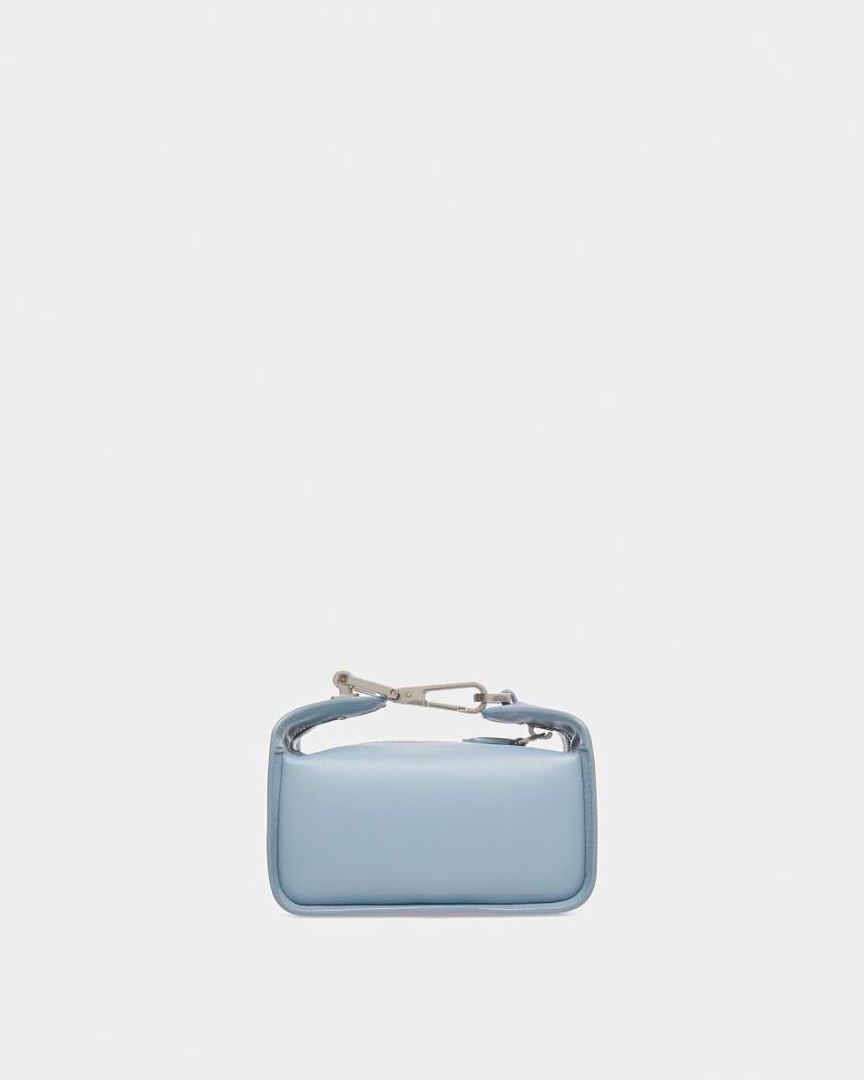 Bally B-Hook Xs Leather Minibag Blue | THCWR5641