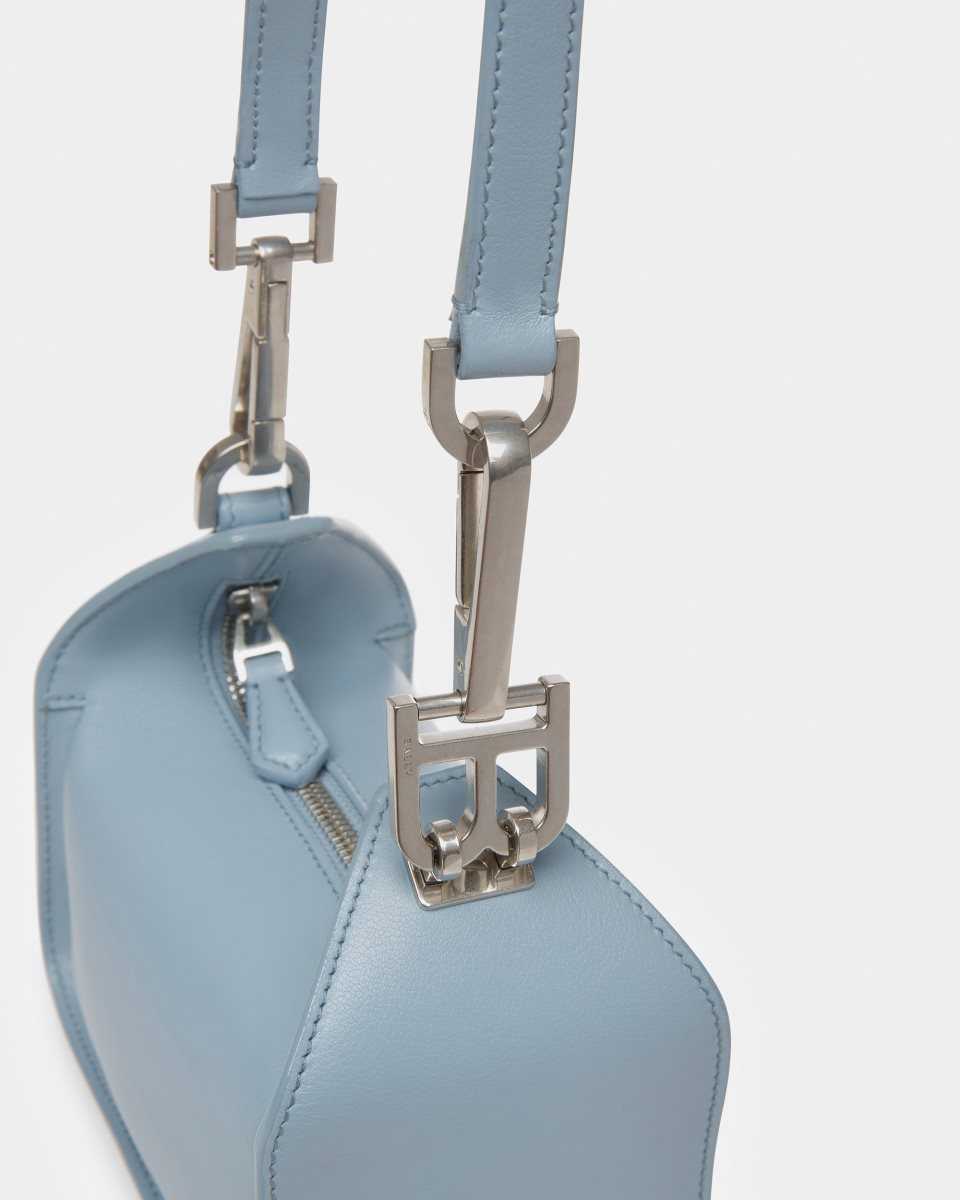 Bally B-Hook Xs Leather Minibag Blue | THCWR5641