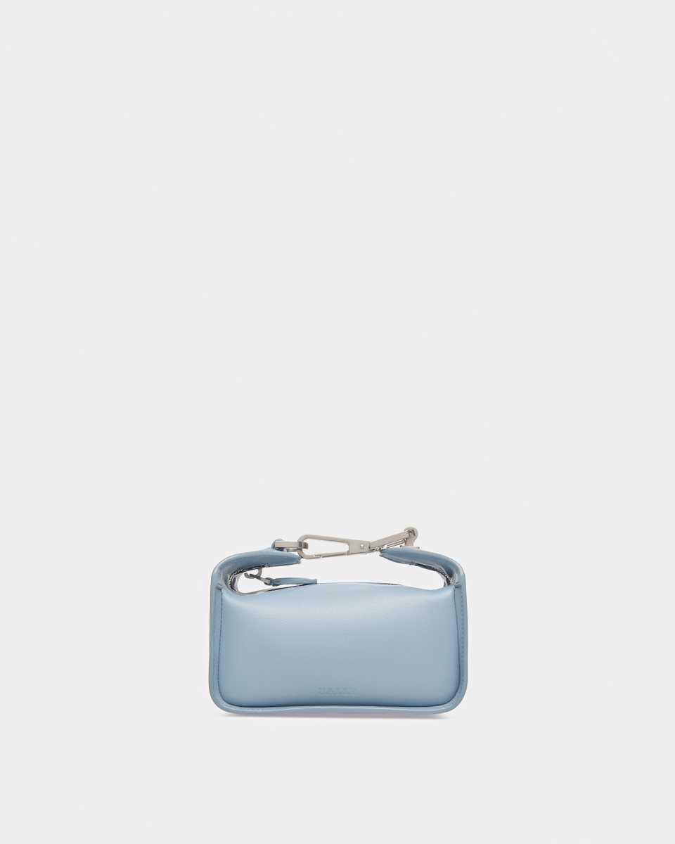 Bally B-Hook Xs Leather Minibag Blue | THCWR5641