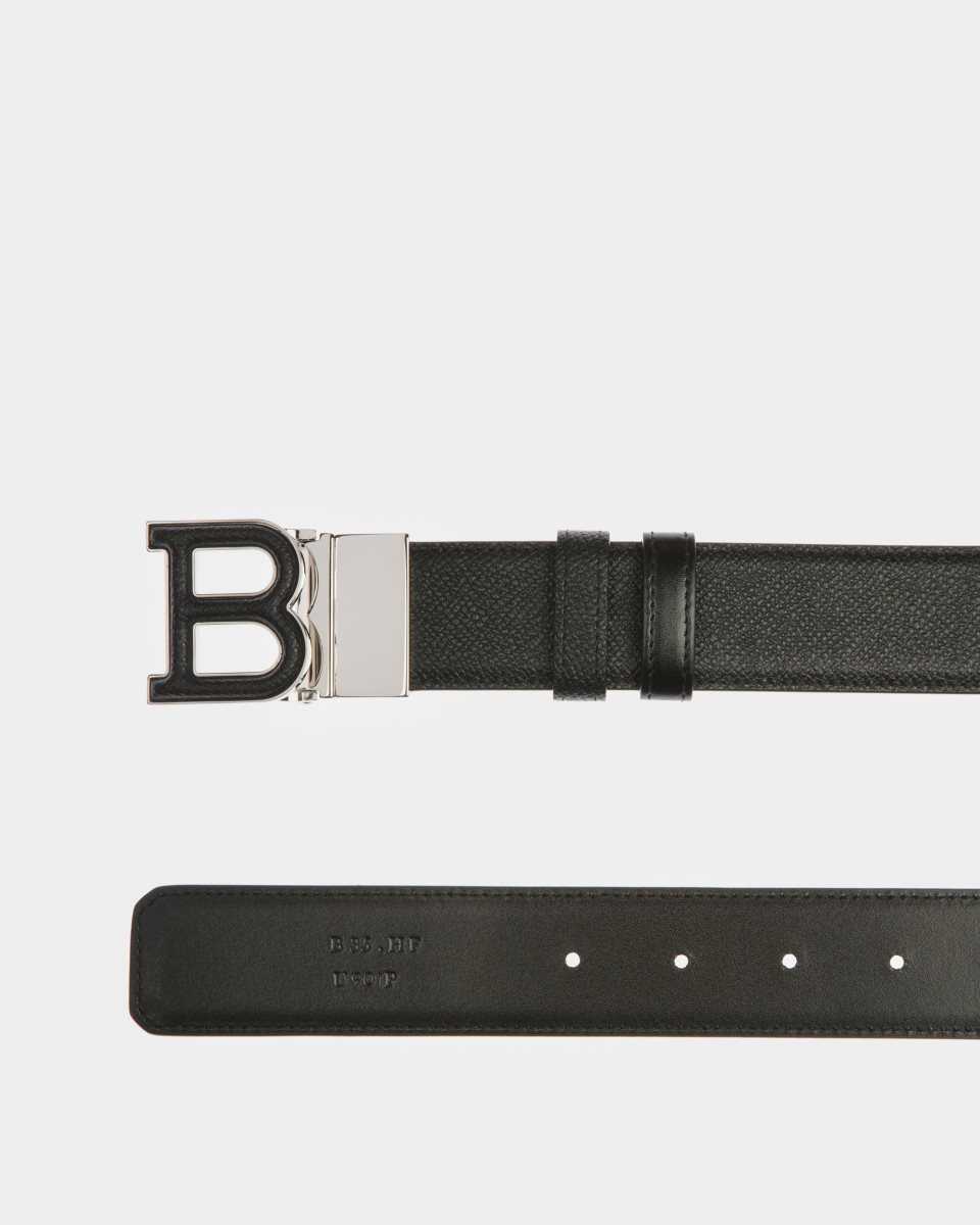 Bally B Leather 35mm Belt Black | DPGKC8297