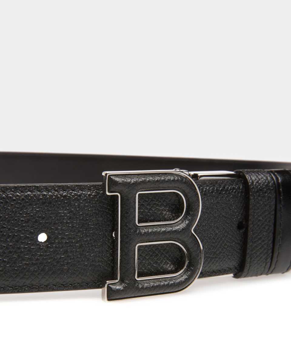 Bally B Leather 35mm Belt Black | DPGKC8297