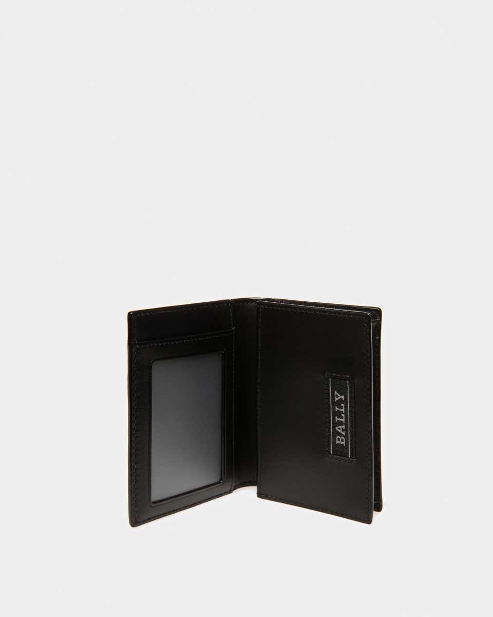 Bally Balee Leather Business Card Holder Black | RDGVW1087