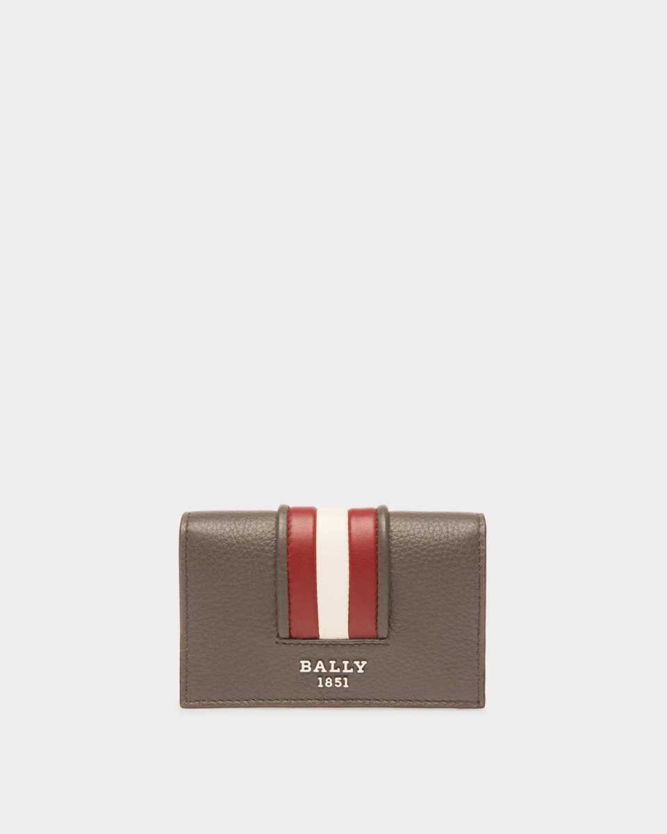 Bally Balee Leather Business Card Holder Black | RDGVW1087