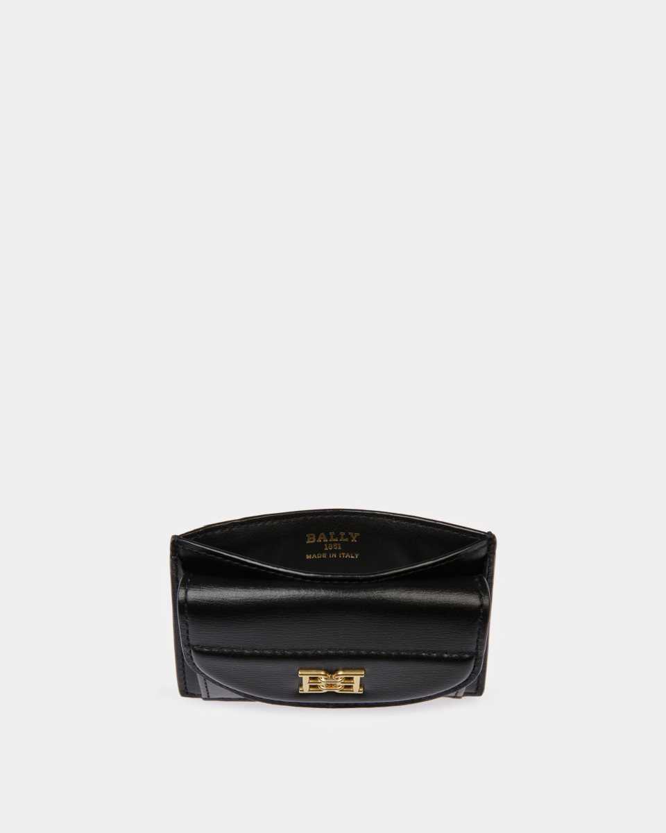 Bally Belky Leather Card Holder Black | BYMQX2490