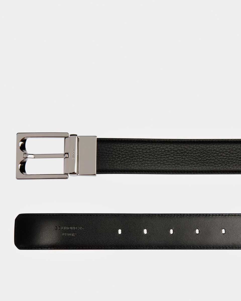 Bally Belmond Leather Belt Black | BYWVO9156