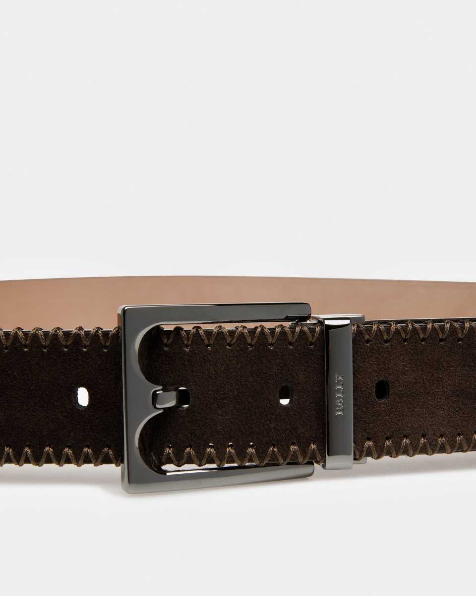 Bally Belmond Leather Belt Brown | TAQDL9056