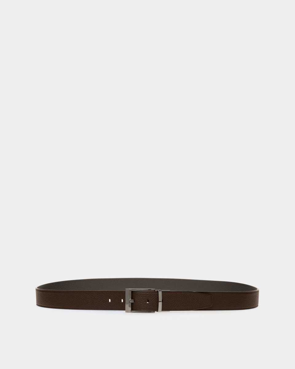 Bally Belmond Leather Belt Brown | TAQDL9056