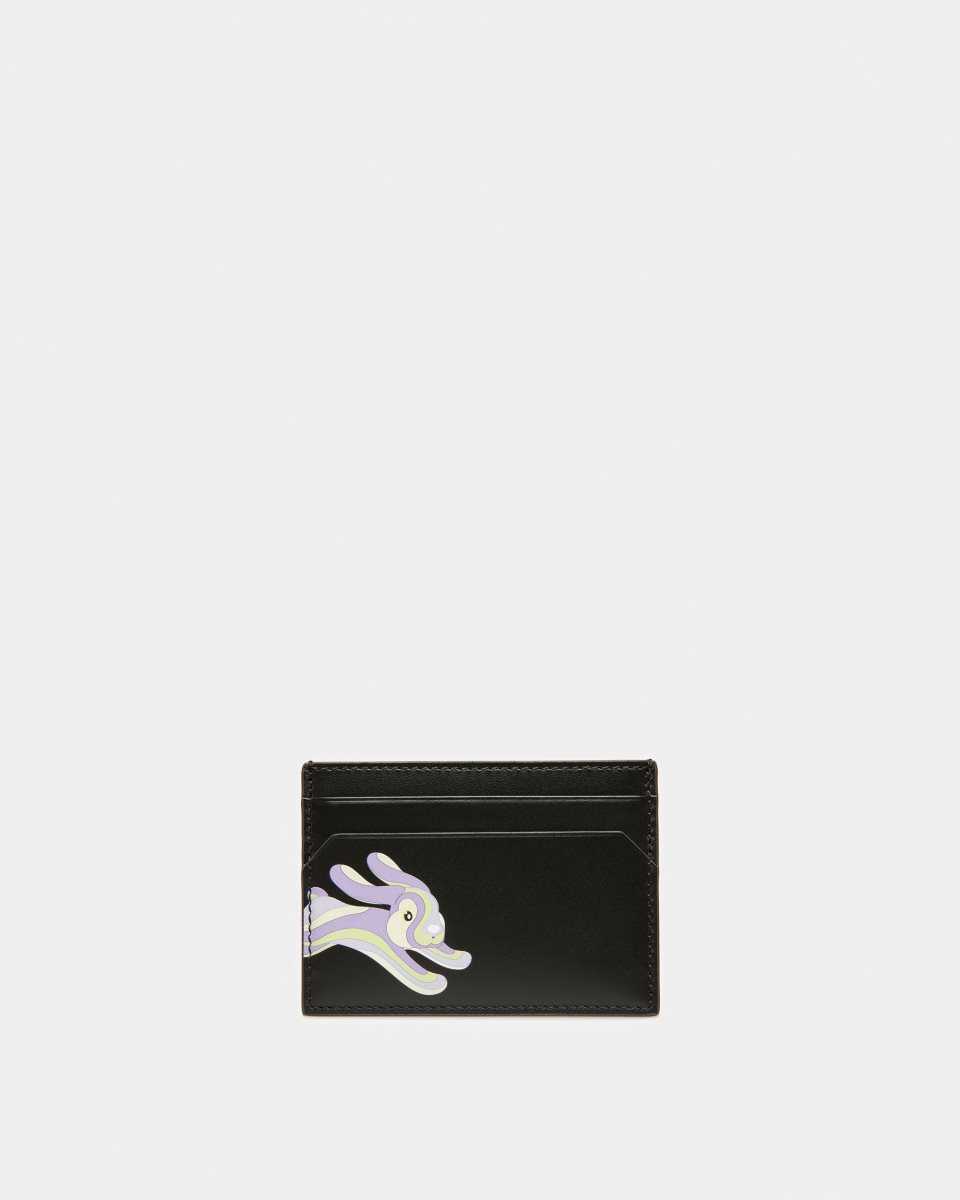 Bally Bhar Leather Classic Card Holder Black | BHGQA3589