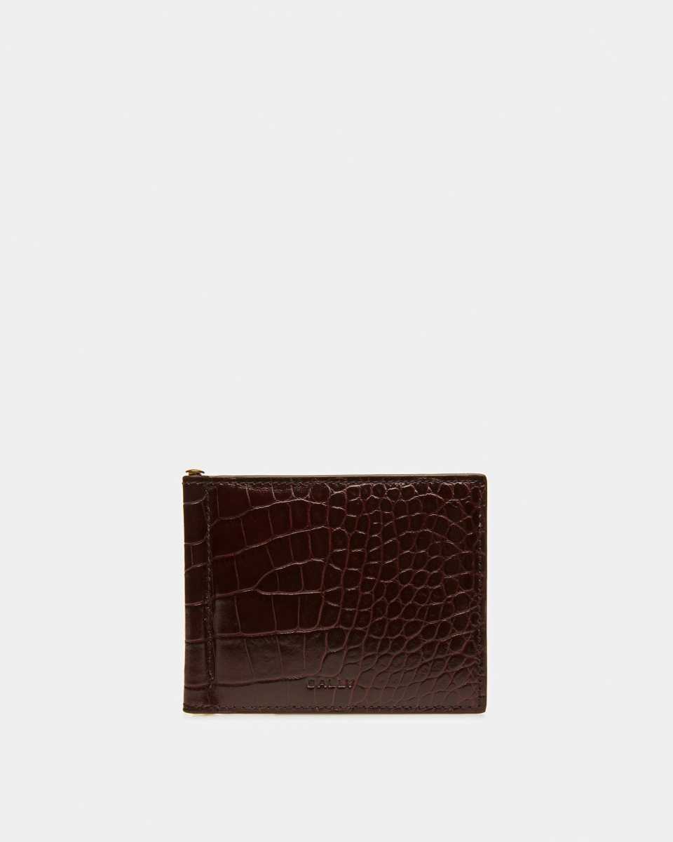 Bally Bifold Clip Wallet RED | WOATM2461