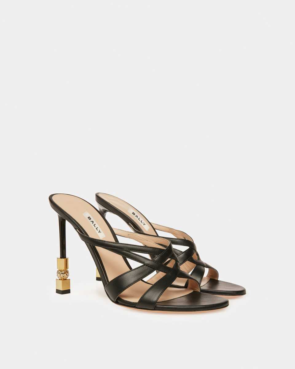 Bally Block Slide Sandal Black | LYIUF9375