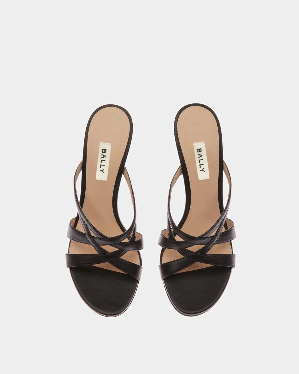 Bally Block Slide Sandal Black | LYIUF9375