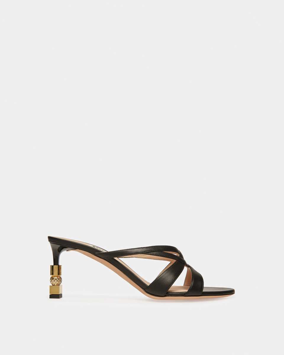 Bally Block Slide Sandal Black | LYIUF9375