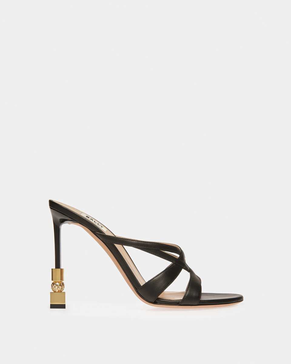 Bally Block Slide Sandal Black | LYIUF9375