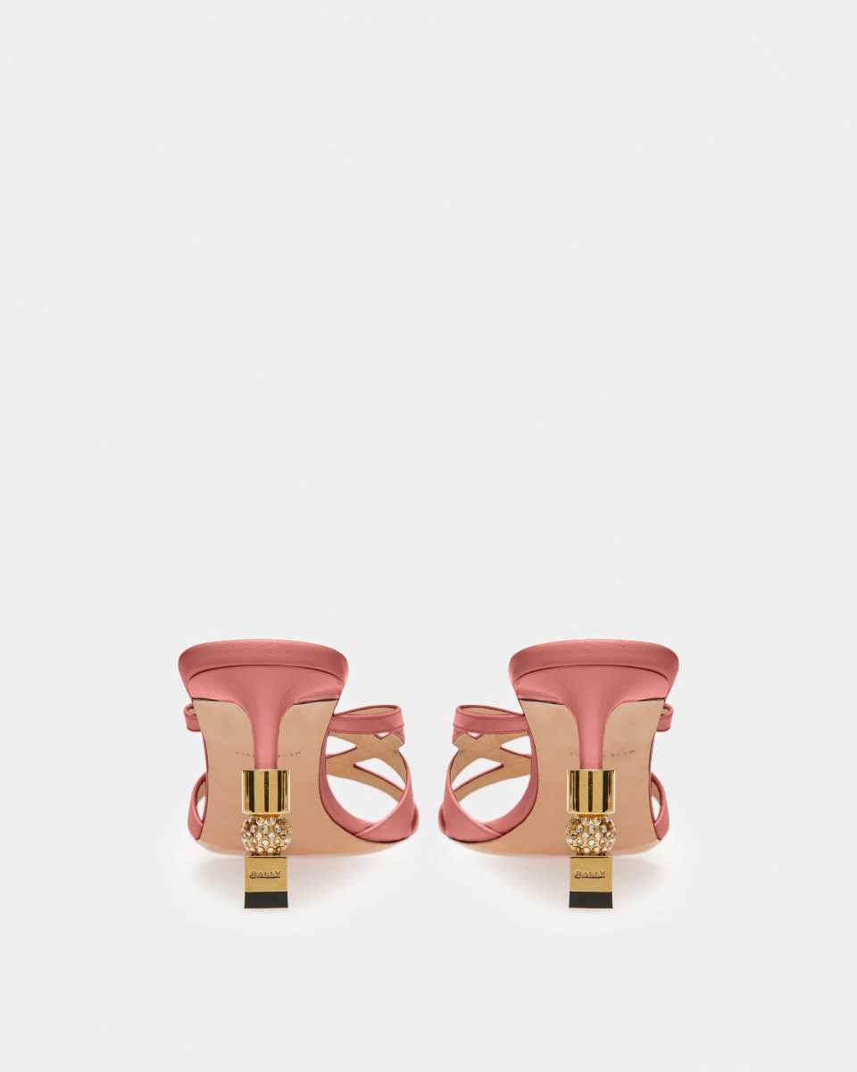 Bally Block Slide Sandal Pink | MGFBD0158