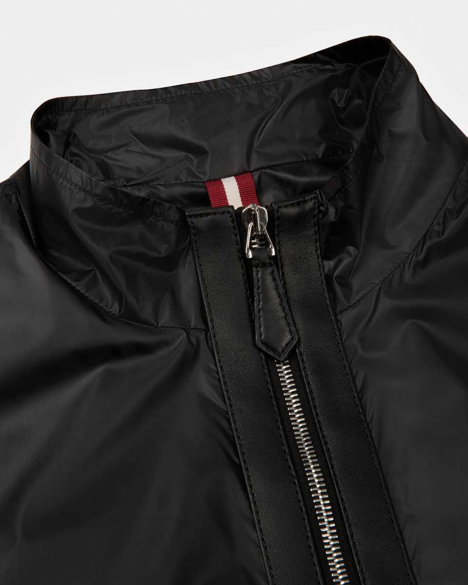 Bally Blouson Bomber Recycled Nylon Blouson Bomber Jacket Black | SDHYX2649