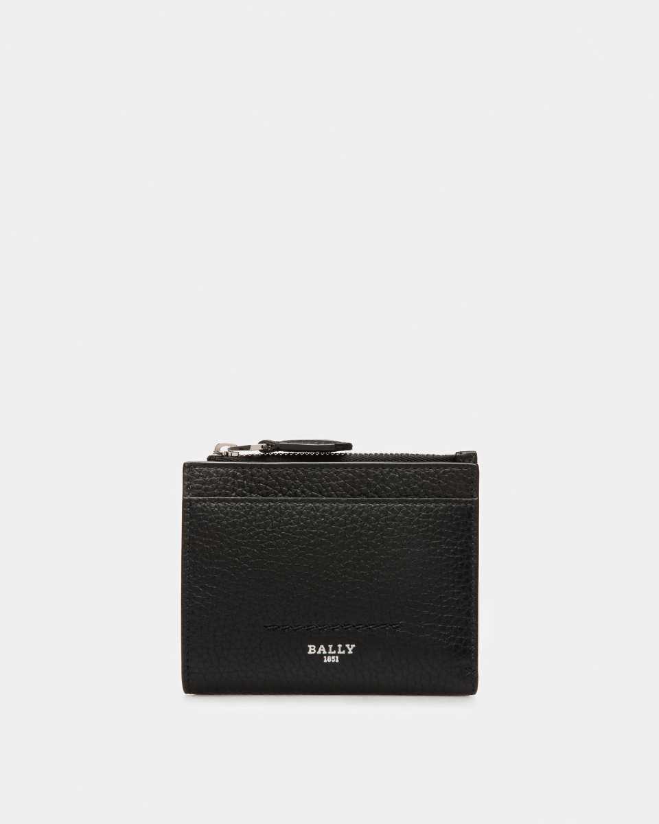 Bally Brasai Leather Wallet Black | HSYUV8465