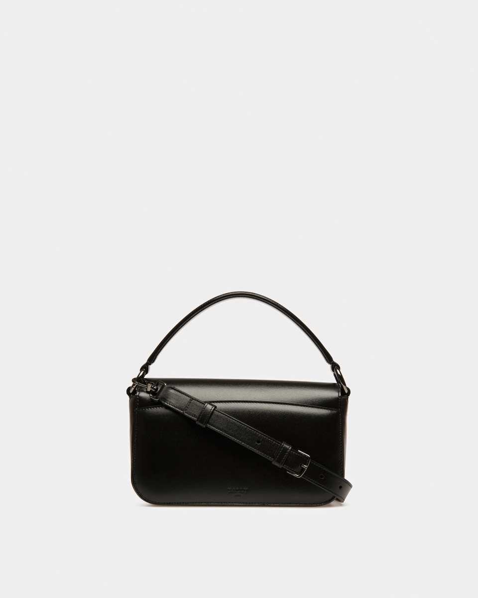 Bally Brodye Leather Cross-Body Bag Black | DOZLG7281