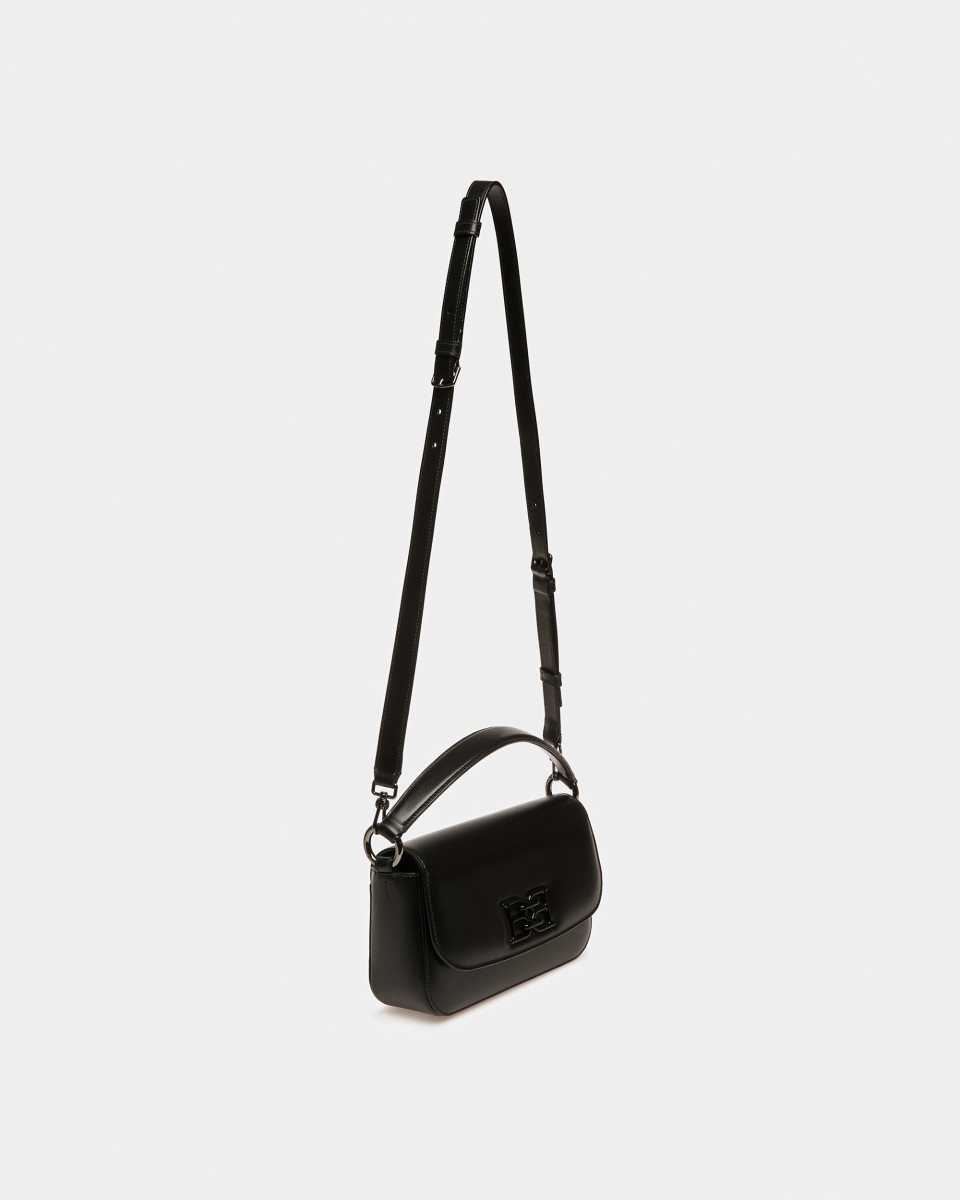 Bally Brodye Leather Cross-Body Bag Black | DOZLG7281