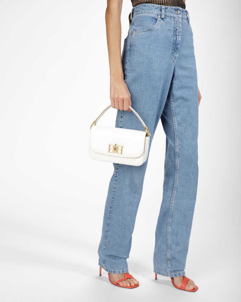 Bally Brodye Leather Cross-Body Bag White | YWBZO5082