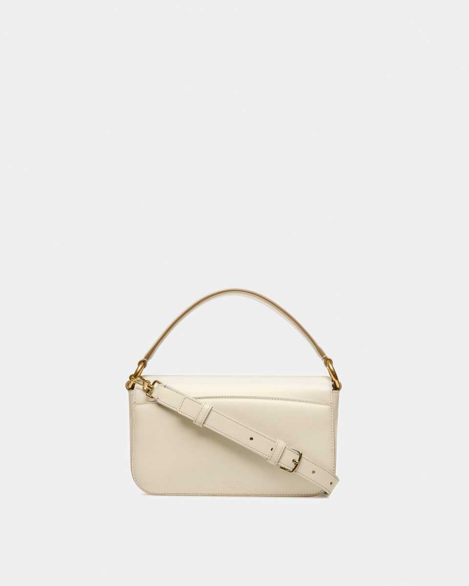 Bally Brodye Leather Cross-Body Bag White | YWBZO5082