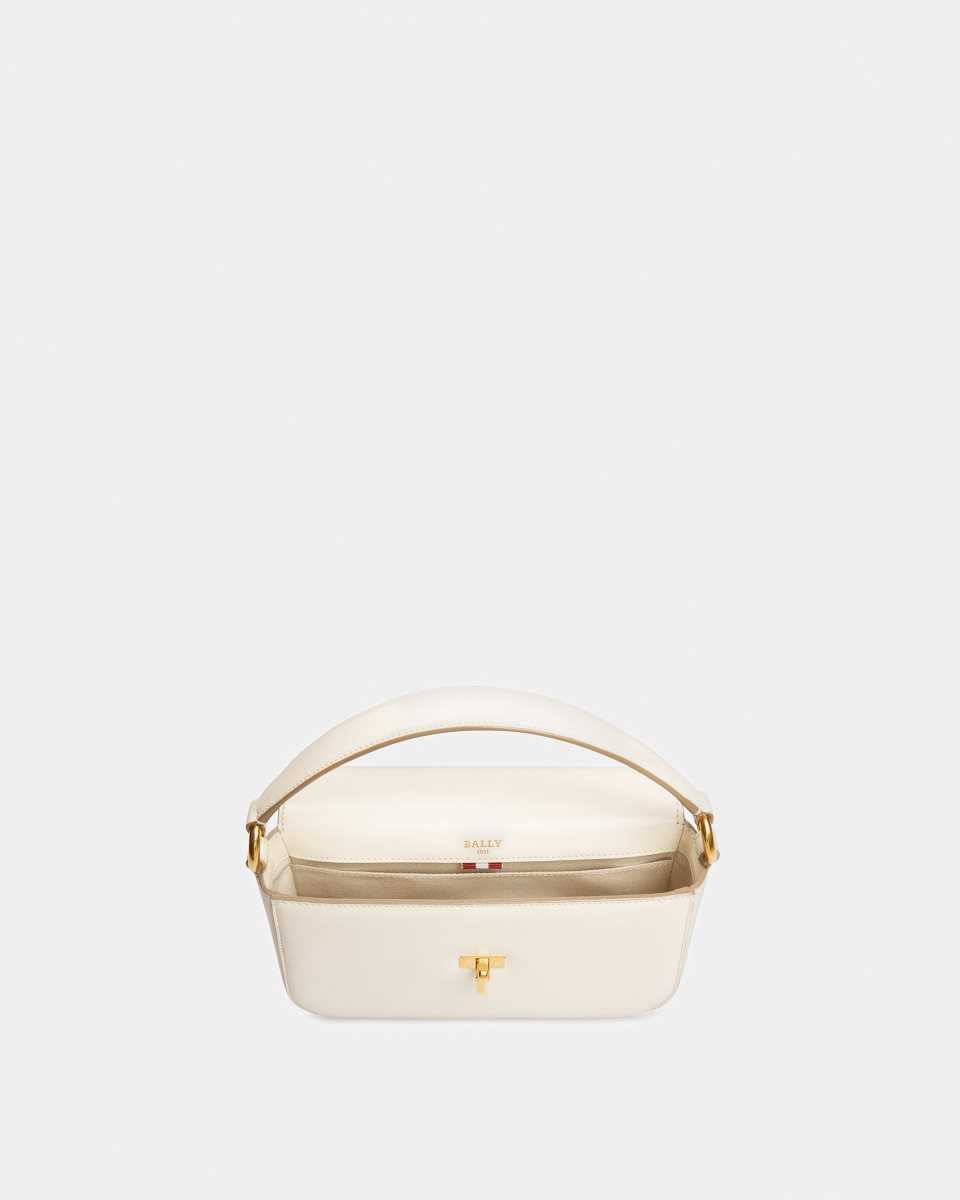 Bally Brodye Leather Cross-Body Bag White | YWBZO5082