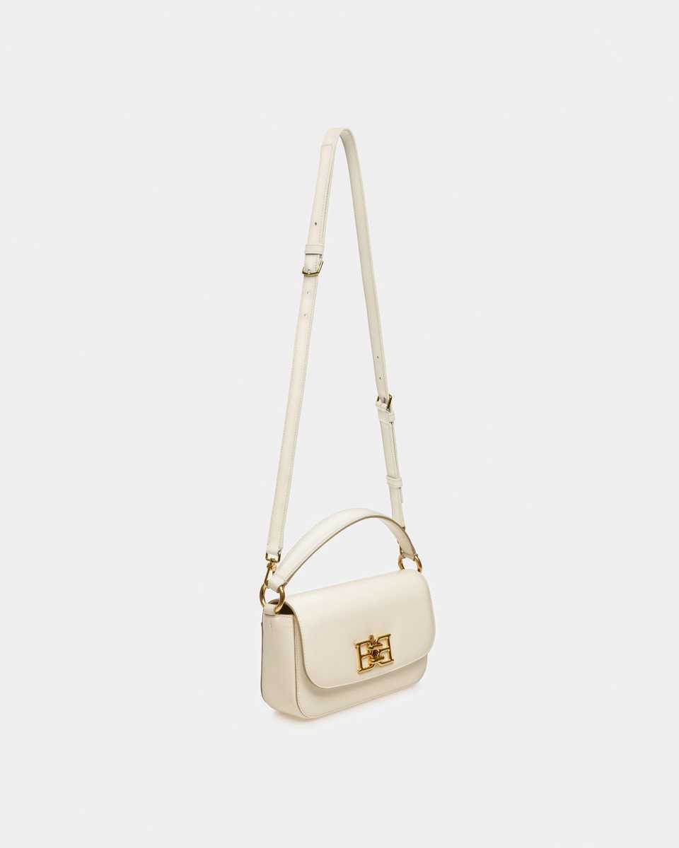 Bally Brodye Leather Cross-Body Bag White | YWBZO5082