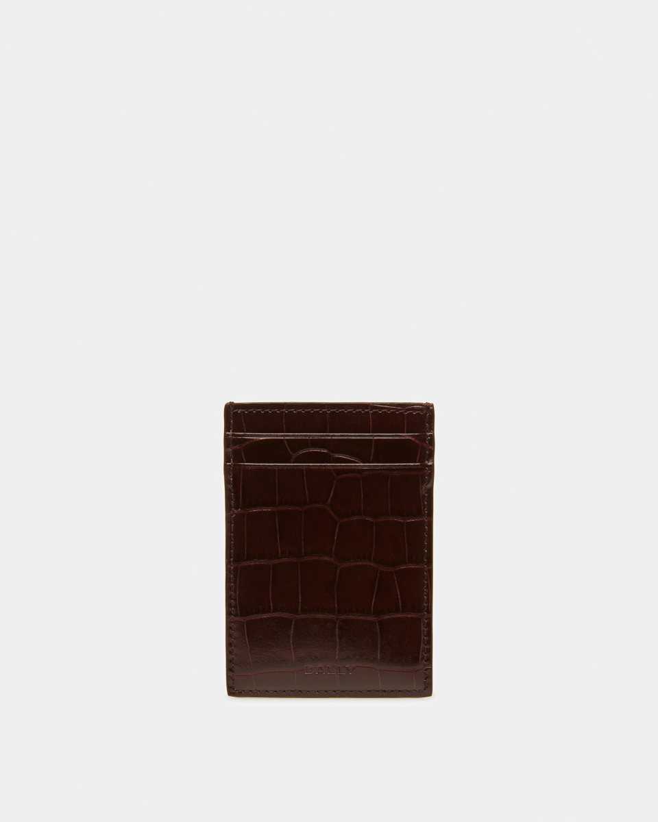 Bally Business Card Holder Black | ZIQAB7128