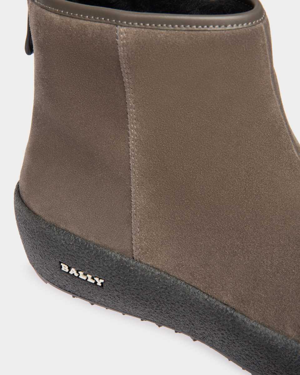 Bally CURLING Leather Boots Green | JVIAH7890