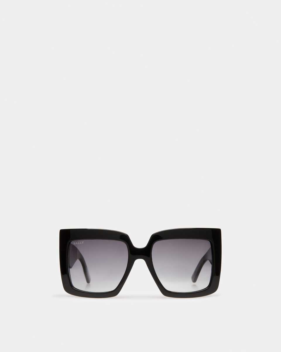 Bally Carla Square Oversized Sunglasses Brown | IWUFO7083