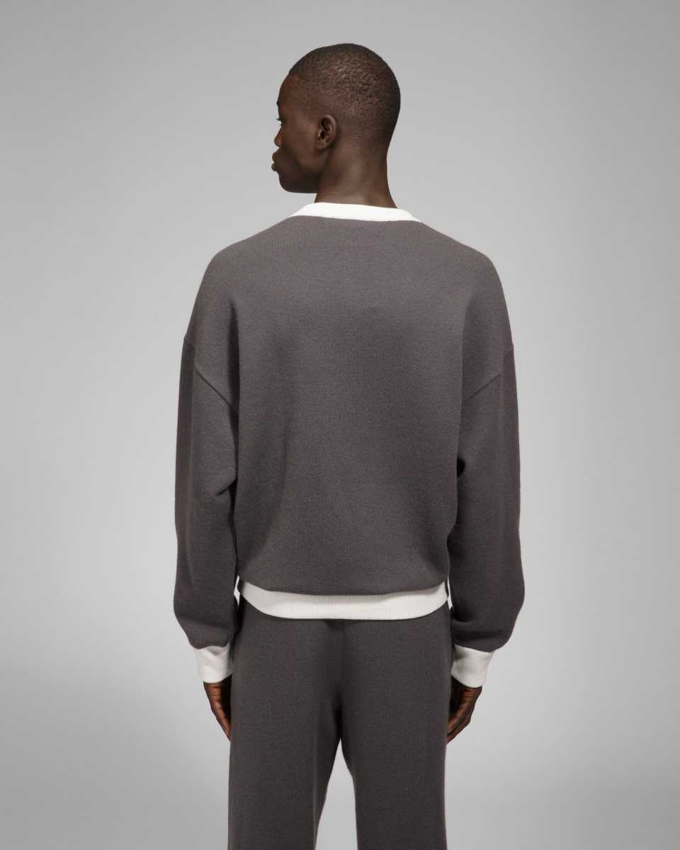 Bally Cashmere Crew Neck Grey | MDVJY3427