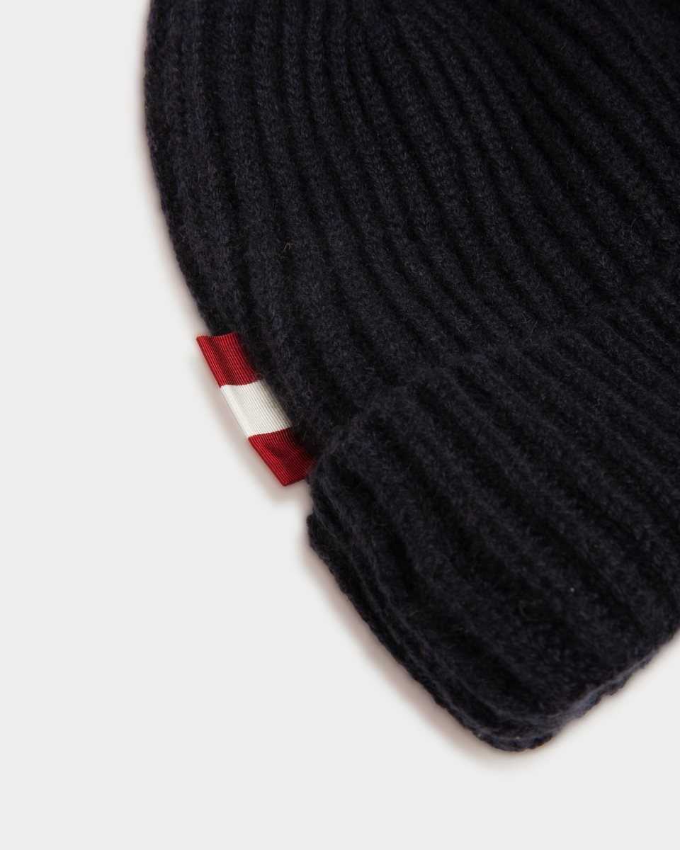 Bally Cashmere Hat Blue | AJMPZ3462