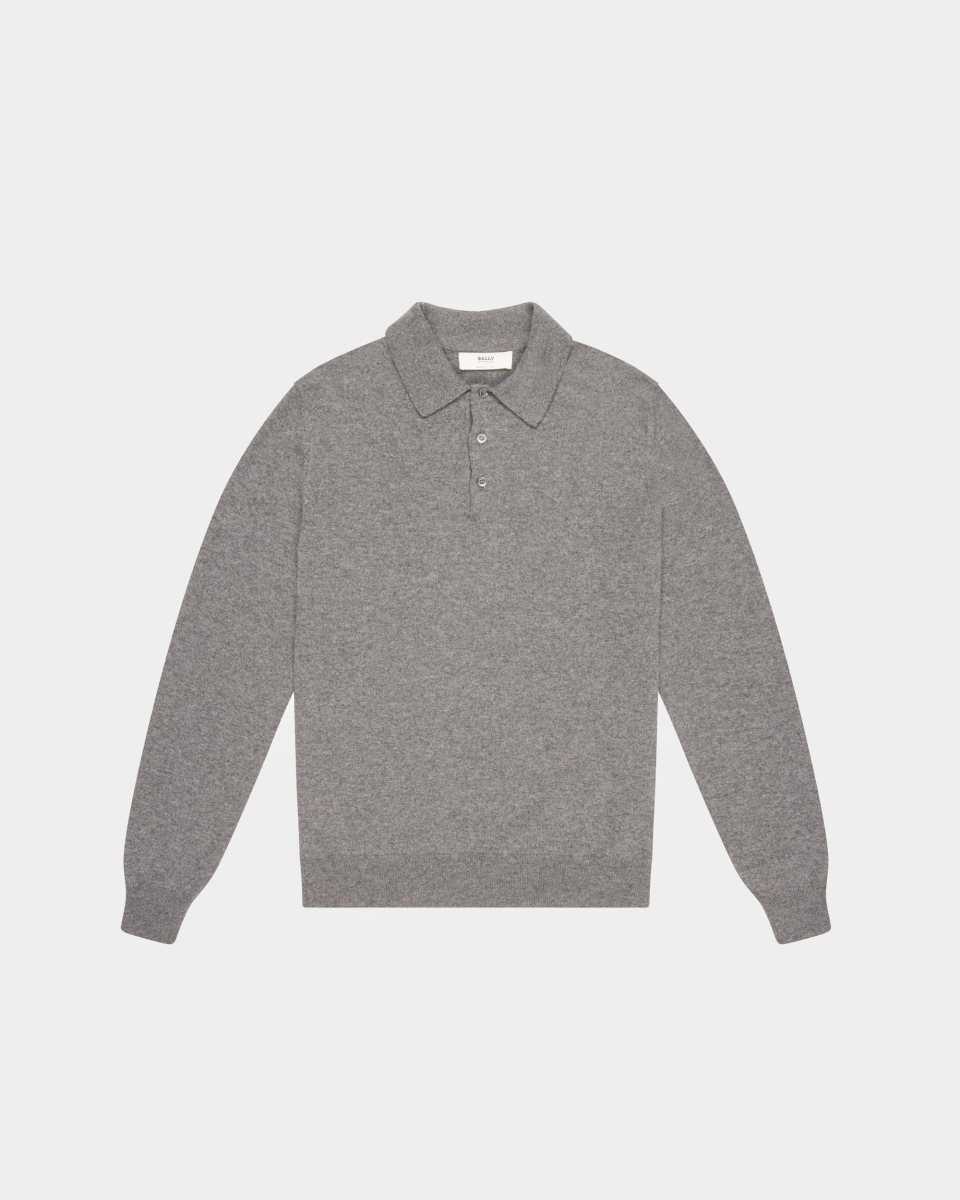 Bally Cashmere Polo Grey | RNJWT3768