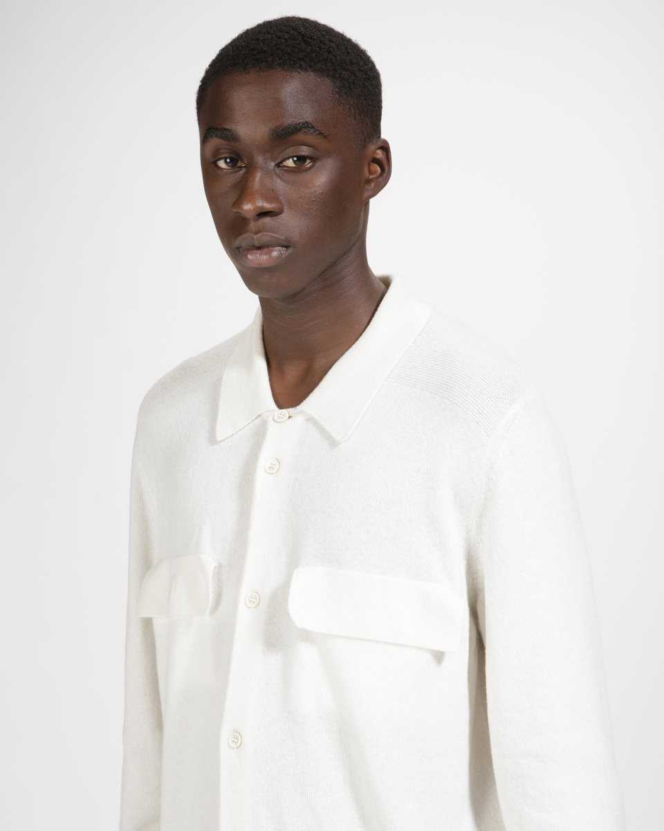 Bally Cashmere Shirt White | HGLRB0912