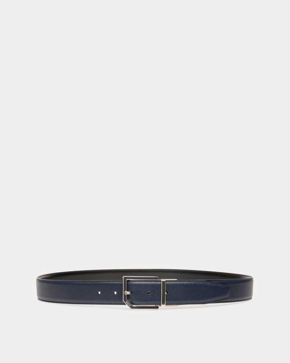 Bally Charlton Leather Adjustable & Reversible 35mm Belt Black | DALKZ2647